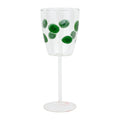 Drop Green Wine Glass