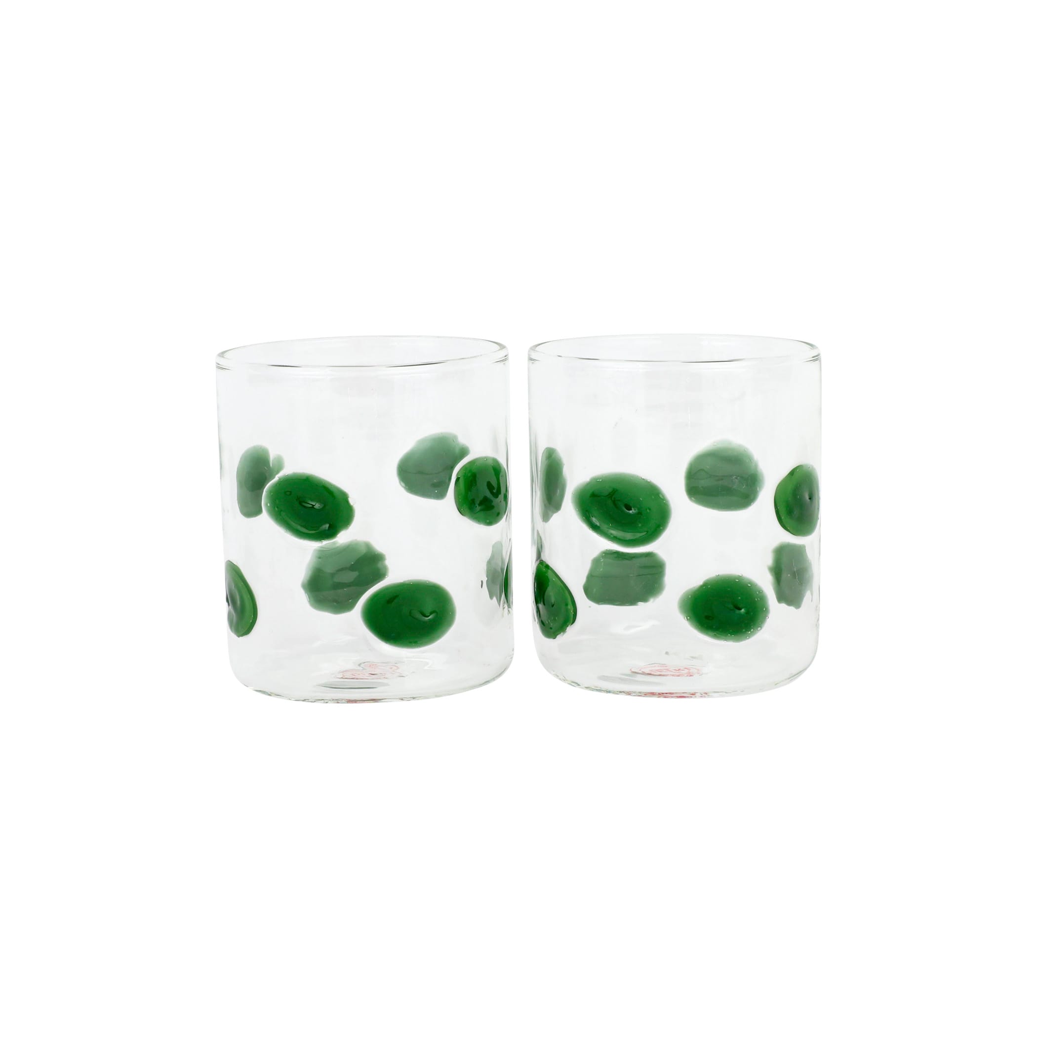 Drop Green Double Old Fashioned - Set of 2